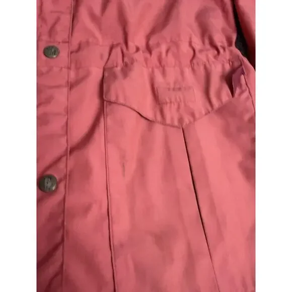 Vintage Powderhorn Mountaineering Coat Womens 10 Red Blue Hooded Ski Parka USA - Picture 3 of 16